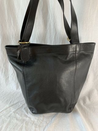 1995 Coach Xl Soho Vintage Black Leather Shoulder Bag Made In The United States
