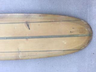 Vintage Bahne Longboard Surfboard 8