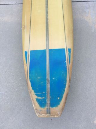 Vintage Bahne Longboard Surfboard 9