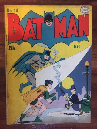 Vintage Dc Batman Comic 1942 14