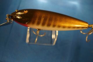 VINTAGE CREEK CHUB BAIT CO.  600 WIGGLER HUSKY MUSKY PIKE SCALE FINISH 3