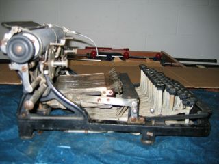 Rare Vintage Pittsburg Visible No 10 Antique Typewriter For Restoration 8