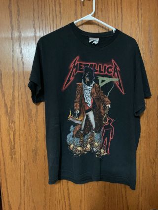 Vintage Metallica Unforgiven T - Shirt X - Large Circa 1994 Pushead