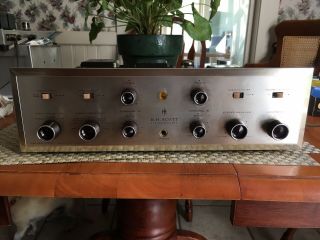 HH Scott 222c Vintage Stereo Integrated Tube Amplifier 2