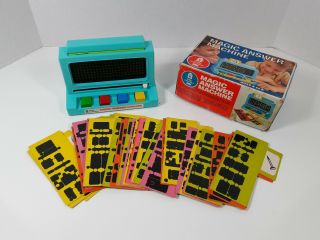 Vintage Magic Answer Machine Sears Little Learners W 36 Cards Made Japan In Vnc