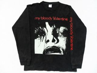 Vintage Rare My Bloody Valentine Feed Me With Your Kiss Bootleg Longsleeve 90s