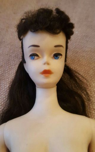 Vintage 3 Brunette Ponytail Barbie Doll with clothes 2