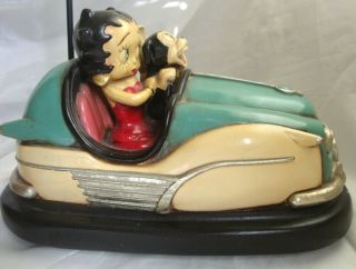 RARE Vintage Display/Advertising Item Betty Boop & Pets in Bumper Car Large VG 3