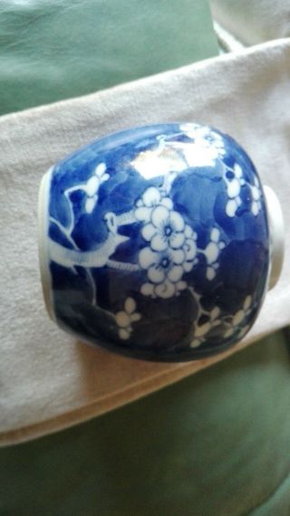 Antique Small Japanese /chinese Blue And White Tree Design Bowl Jug 19th Century
