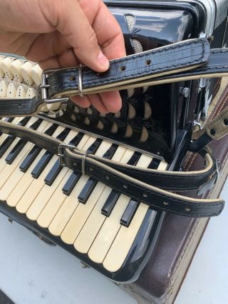 Lira Accordian Vintage Antique With Case.  Great/clean. 10