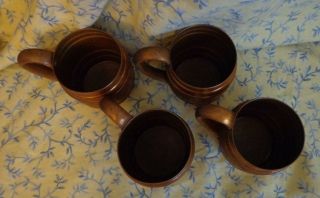 Vintage Moscow Mule Copper Mugs Cavalier by National Silver set of 4 3