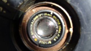 2 Vintage Baltar Lenses 25 mm Yellow Dot Lenses / / Fungus 3