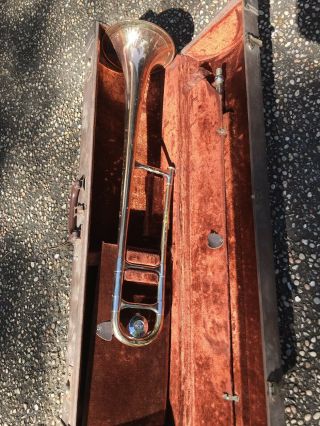 Vintage OLDS TROMBONE WITH CASE 9