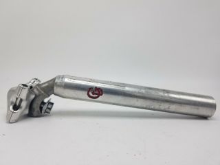 Vintage Campagnolo Seatpost W/ Gios Torino Pantograph 27.  7mm
