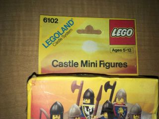 Lego Castle Mini Figures Castle System 6102 3