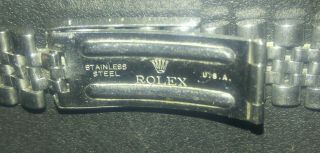 Vintage Rolex USA Stainless Steel Jubilee Watch Band 4