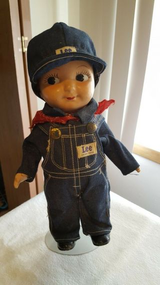 Vintage Buddy Lee Jeans Doll Cap Shirt Overalls Union Made