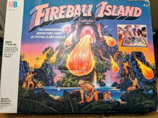 Fireball Island Game 100 Complete Milton Bradley Vintage 1986