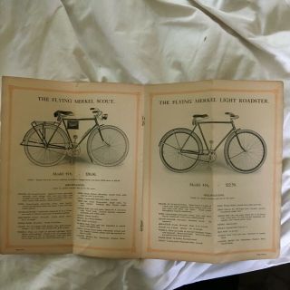 flying merkel bicycle brochure antique vintage 4