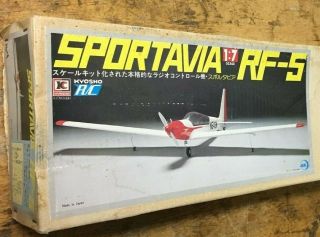 Vintage Kyosho The Sportavia Rf - 5 Rc Model Airplane Kit