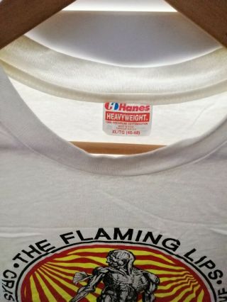 Rare Vintage Flaming Lips T Shirt XL 1990.  Never Worn 2