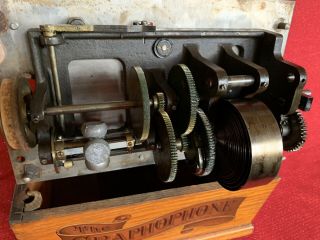 Antique COLUMBIA TYPE A GRAPHOPHONE PHONOGRAPH Cylinder Record Player 11