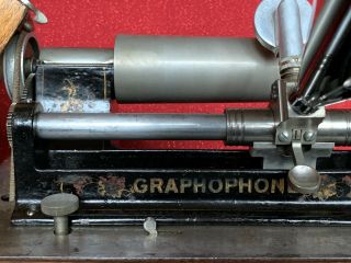 Antique COLUMBIA TYPE A GRAPHOPHONE PHONOGRAPH Cylinder Record Player 3