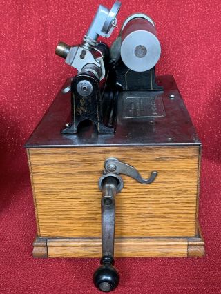 Antique COLUMBIA TYPE A GRAPHOPHONE PHONOGRAPH Cylinder Record Player 9