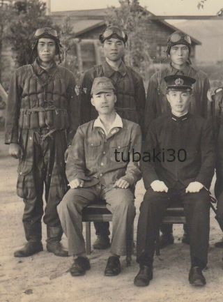 12 WW2 Japan Navy air forces Photo Kamikaze pilots and Officers 2