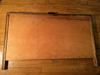 Vintage Wooden Printers Drawer Tray Wall Display Rack Letterpress Hamilton A 7