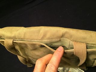 1943 dated MUSETTE BAG US WWII U.  S.  ARMY USA WW2 FIELD BAG BACKPACK 6