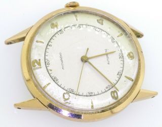 Movado vintage elegant 18K yellow gold automatic men ' s watch 2