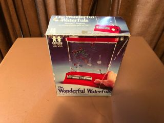 Rare & Vintage 1976 Tomy Waterful Ring - Toss Water Game.  The Wonderful Waterfuls