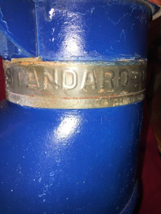 Vintage STANDARD 5 Gallon Oil Can 4