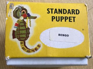 Vintage Pelham Wooden Puppet ' Bengo The Dog ' Boxer Box 7