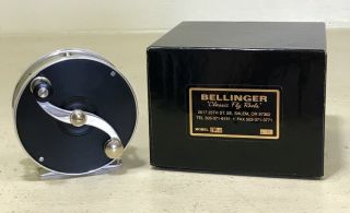 Bellinger Classic Nickel Silver Fly Reel - 3 1/4 " - Left - Hand Retrieve