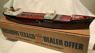 Vintage Amf Wen - Mac Texaco Oil Tanker Ship North Dakota Mib Never Assembled