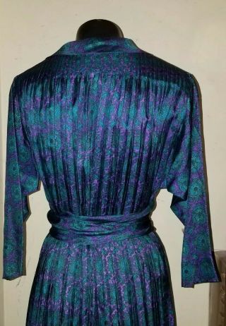 Vintage CLAIRE MCCARDELL Fan Pleated Sash - Wrapped Dress OSFA 5