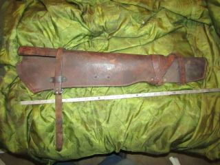 Dated 1942 M1 Garand Rifle Leather Scabbard
