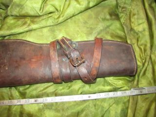 DATED 1942 M1 GARAND RIFLE LEATHER SCABBARD 5