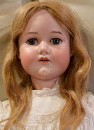 Antique 32 " German Bisque Cm Bergmann Rare Huge Perfect Doll,  Wonderful Face