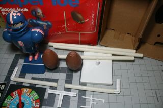 Vintage 1976 Schaper Jock Toe Football Game Toy with Box 7