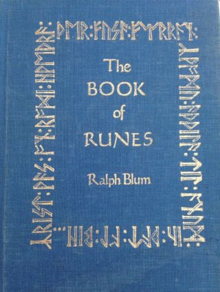 Oracle Books: The Book Of Runes Third Edition Hard Cover Ralph Blum