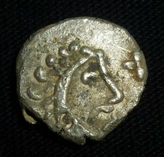 Merovingian Ancient Silver Coin - Cabilonnum Denier - Circa 620 - 780 Ad - 118