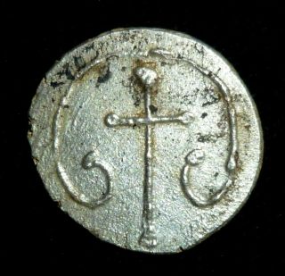 Merovingian Ancient Coin - Silver Denier - Circa 700 Ad  - 117
