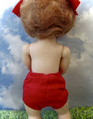 VINTAGE STRUNG 50s MISS ROSEBUD DOLL MADE IN ENGLAND BFF TO GINNY,  MUFFIE DOLLS 9