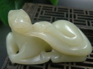 Vintage Chinese Antique Celadon Nephrite Hetian - Jade Horse Pendants/statue