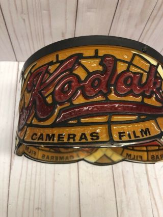 1960 ' S RARE VINTAGE kodak camera FILM table lamp SHADE PHOTOGRAPHY ADVERTISING 3