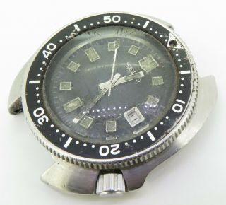Vintage Seiko 6105 - 8110 Steel Mens 150m Divers Watch Fixer - Unpolished $1 N/r