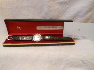 Vintage Thinline 6000 Hamilton 22 Jewel Watch.  Take A Look